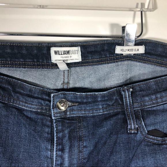 William Rast Hollywood Slim Jeans Color WAVE - Picture 3 of 5